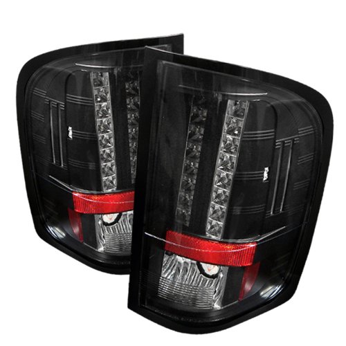 Spyder Auto Chevy Silverado 1500/2500/3500 Black LED Tail Light
