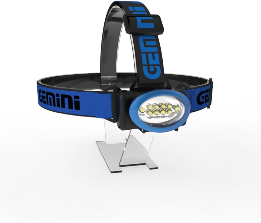 LED Headlamp - Best Headlight & Hands-Free-Flashlight for Outdoor Sports Running Biking Hiking Camping Emergency & Safety - Super Bright Premium Torch has 4 Modes, Low, Medium, High, and Flashing Safety Red - 100%!