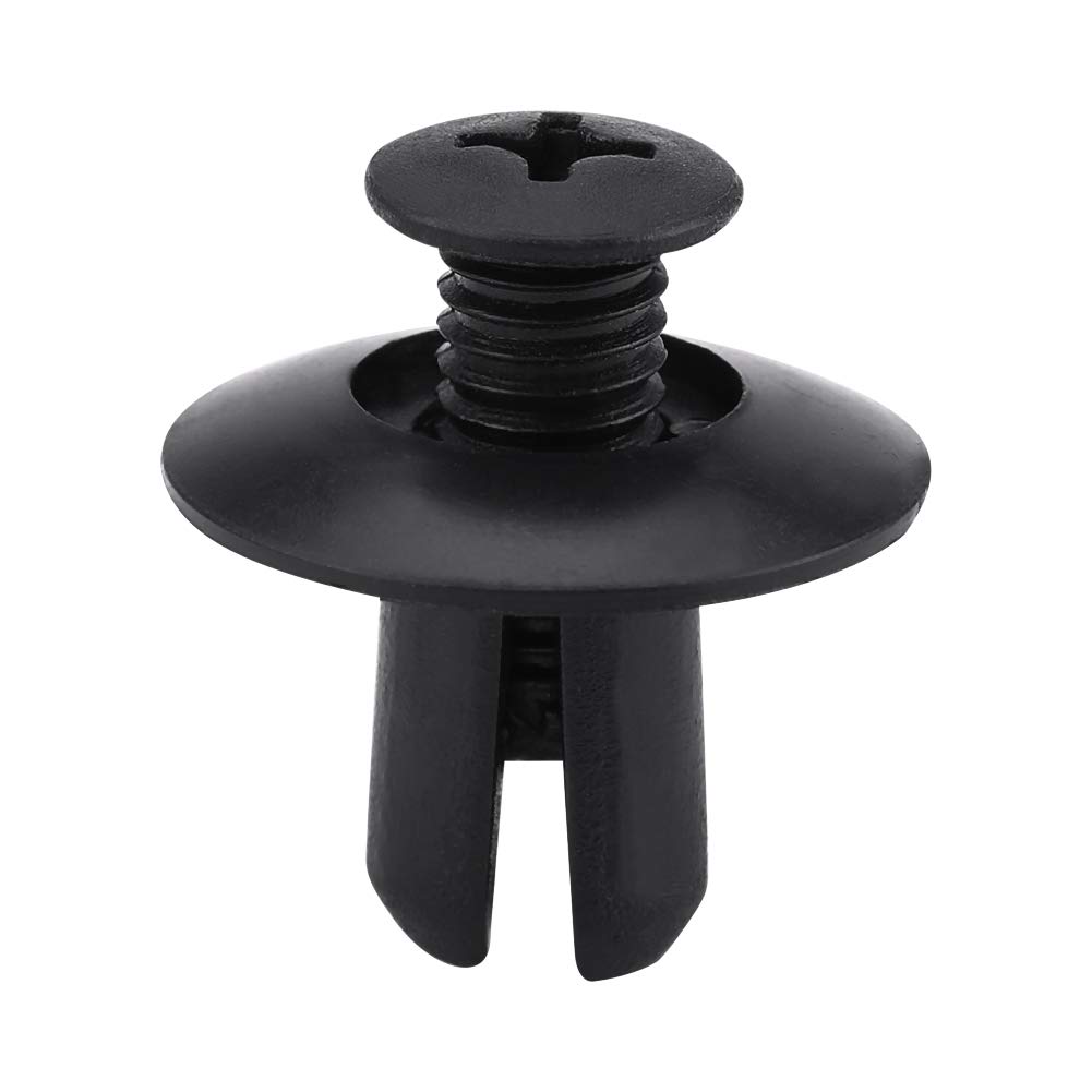 100pcs Plastic Flush Mount Car Body Retainers, Car Retainer Clips, 6