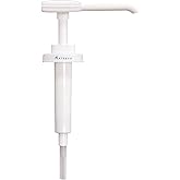 ATREVO Syrup Pump Dispenser for Hershey's Gallon - Pump for Syrup Bottle, High Viscosity Pourer, Sturdy Syrup Pump Bottle, Fits Standard Half Gallon Bottles, Condiments, Individually Pack, 53 mm