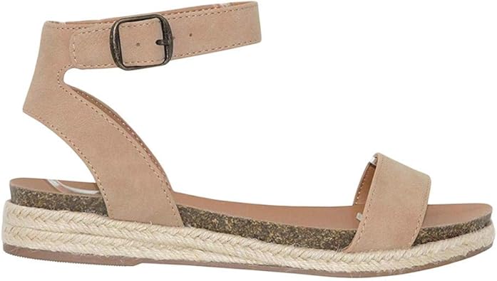 meadow elastic and leather sandal