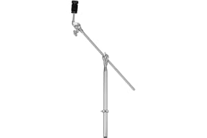 Pearl CH830 Cymbal Boom Holder, Medium Weight Boom Arm with Gearless UniLock Cymbal Tilter, Three-Tier Height Adjustment, and Convertible Straight/Boom Locking Tilter for use with Drum Racks, Multi-Clamps, and Tom Stands.