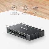 MERCUSYS MS108GP 8-Port Gigabit PoE Switch 7-Port PoE+ 250m Extender 65W Metal view 2