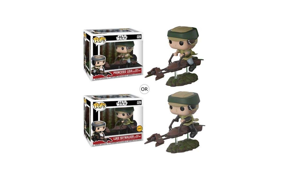 funko pop princess leia speeder bike