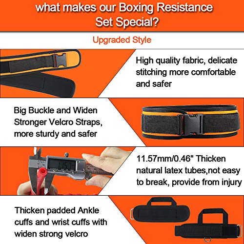 KIKIGOAL-MMA-Boxing-Training-Resistance-Band-Set-Enhance-Explosive-Power-Strength-and-Agility-Training-Equipment-for-Muay-ThaiKarate-CombatFitnessBasketballVolleyballFootball-Vertical-Jump