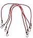 ABN Bungee Cords - 20pk Strong Assorted Small Bungee Cords with Hooks 10, 18, 20, 24, and 30in Colorful Bungee Cord Set