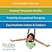 Quility Indoor Therapy Swing for Kids with Special Needs | Lycra Snuggle Swing | Cuddle Hammock for Children with Autism, ADHD, Aspergers | Ideal for Sensory Integration (Up to 77lbs, Dark Blue)