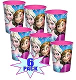 Disney Frozen Plastic Cups - 16 Oz - Pack of 6