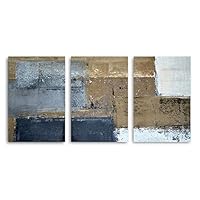 3 Piece Canvas Wall Art - Abstract Color - Canvas Prints Home Artwork Decoration for Living Room,Bedroom - 16