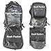 CRAZY ANTS Military Tactical Backpack Waterproof Outdoor Gear for Camping Hiking Black