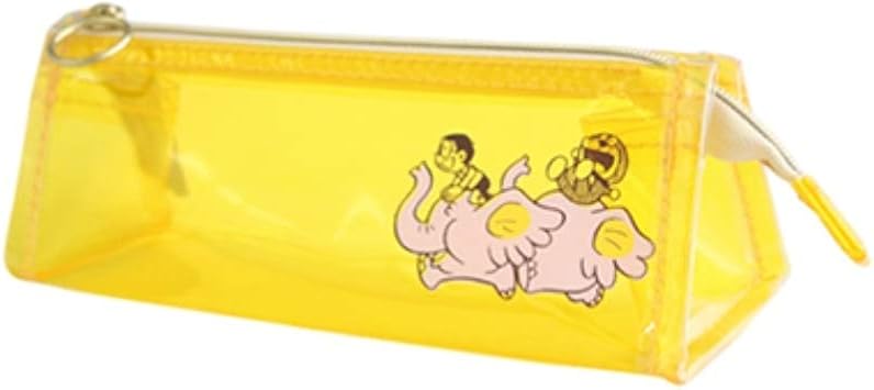 Amazon Co Jp ドラえもん ペンケース Pvc 三角 クリアペンポーチ 50周年記念 イエロー おもちゃ