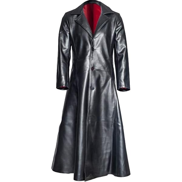 ジャケット・アウター maxi long real leather coat VEKDONE 2025 Clearance Extra Long Leather Jacket, Women PU