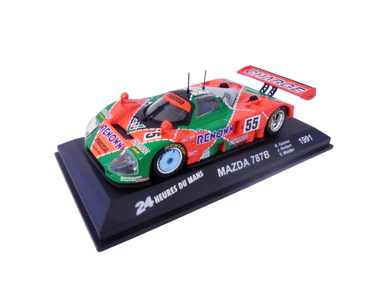 Photo 1 of *Case broken* OPO 10 - Collectible Miniature car 1/43 Compatible with Mazda 787B 24h Le Mans 1991 - XX03