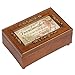 Cottage Garden Grandmother Lives Joy Woodgrain Embossed Petite Rose Music Box Plays How Great Thou Art