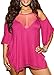 FENTI Women Plus Size Babydoll Jersey Knit Camisole Dress Lace Trim Lingerie