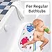 Liuba 27 x 15 Inch Original Baby Bath Mat for Tub for Kids Non Slip Premium PVC Oval Bathroom Floor Bathtub Mats for Babies Children Toddler