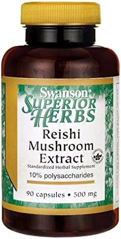 Swanson Reishi Mushroom Extract 500 mg 90 Caps