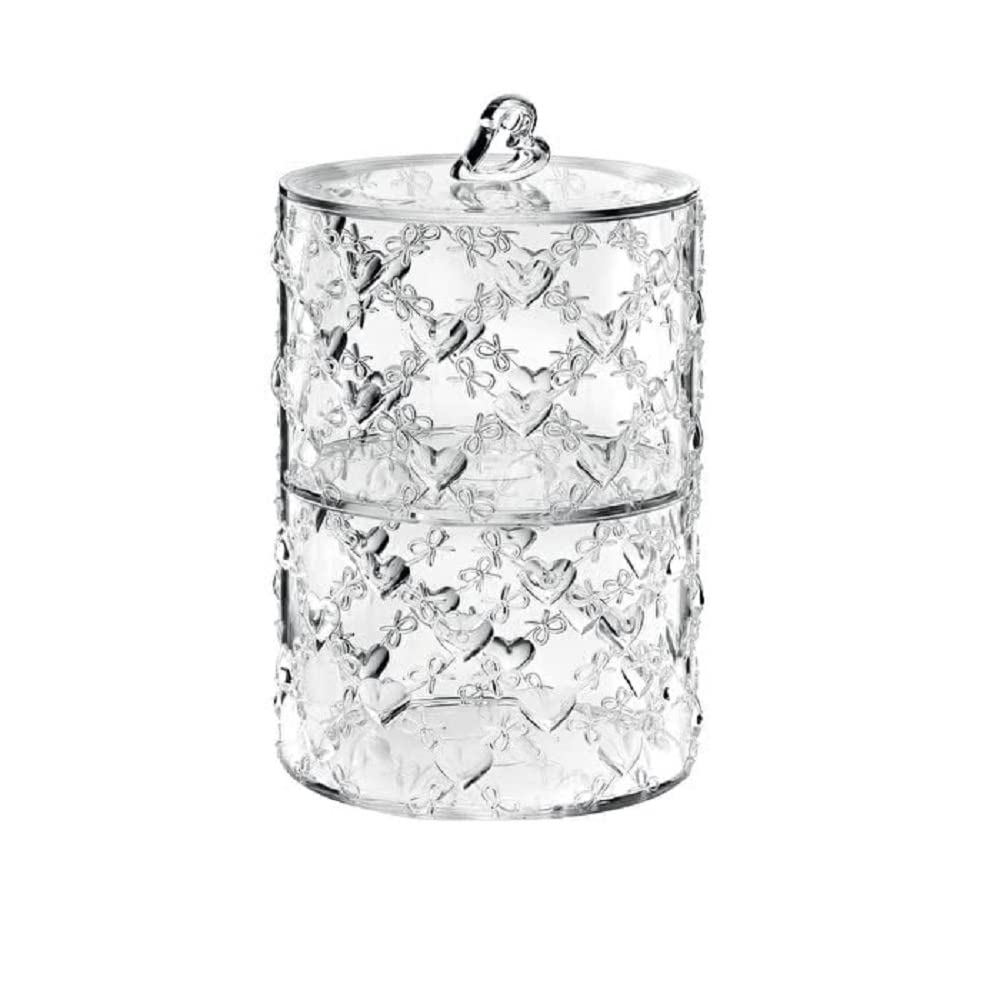 Guzzini 8008392290773 Set of 2 Stackable Receptacles Love