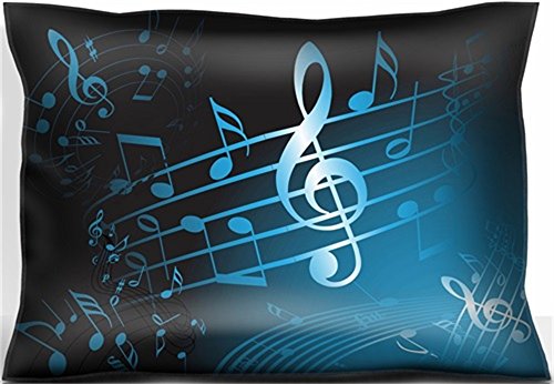 Liili Mouse Wrist Rest and Keyboard Pad Set, 2pc Wrist Support Blue music theme abstract musical background Photo 5508079
