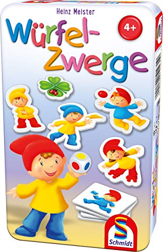 Schmidt Spiele 51431 Würfelzwerge, Bring Mich mit Spiel in der Metalldose, bunt