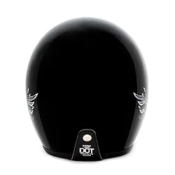 VCAN V85C 3/4 Open Face Motorcycle Helmet DOT