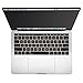 UPPERCASE GhostCover Pop Premium Ultra Thin Keyboard Protector for 2016 2017 2018 MacBook Pro with Touch Bar, A1706, A1707 (Espresso-Black Navy/Dark Brown)
