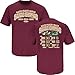 Florida State Football Fans. Back 2 Back 2 Back State Champions Garnet T Shirt (Sm-5X)