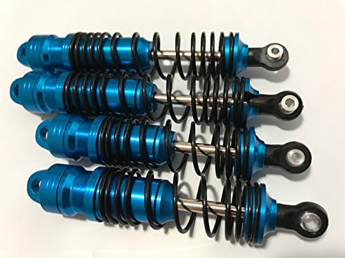 Aluminum Shock W/ 4mm Shafts Fit Traxxas Stampede Slash 4x4 / VXL XL-5 Blue G-Maxx