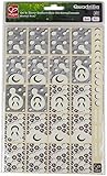 Hape Quadrilla Wooden Marble Run Construction Cosmic Go and Glow Removable Sticker Marble Run Accessory
