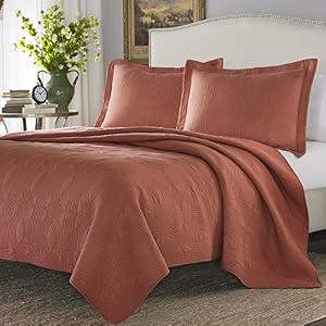 Image of Stone Cottage Cotton Quilt Set, King, Cayenne