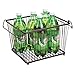 mDesign Stackable Wire Storage Basket for Kitchen, Pantry, Cabinet - Pack of 2, 12