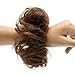 100% Remy Human Hair Up Messy Hair Bun Extension Scrunchie Scrunchy Extensions Hairpiece Do Bun Ponytail Diverse Colors