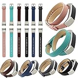 For Fitbit Alta,Coper™Double Tour Genuine Leather Watch Band Strap Bracelet For Fitbit Alta