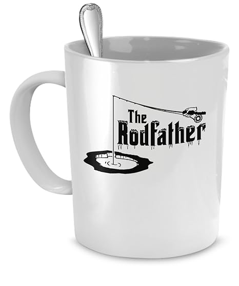 Amazon.com: La Rodfather – 11-oz Taza de café hecha de ...