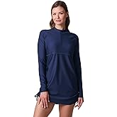 Women's Ruche Long Sleeve Swim Shirt - UPF 50+ Sun Protection - Lawai