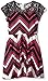 One Step Up Girls' Sweetheart Printed Liverpool with Lace Yoke Dress