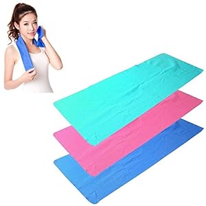 Jazooli Instant Cooling Towel Sports Gym Yoga Towel Drying Sweat Baby Absorb Dry Case