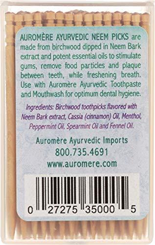 Auromere Neem Toothpicks (2 Pack) - //coolthings.us