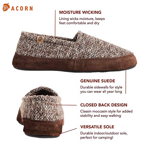 Acorn Men's Moc Slippers, Earth Tex, 1213 Pricepulse