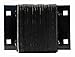 Durable Standard Laminated Rubber Heavy Duty Dock Bumper, Horizontal Mount, 4 1/2 