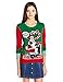 Ugly Christmas Sweater Juniors Naughty Or Nice Pullover