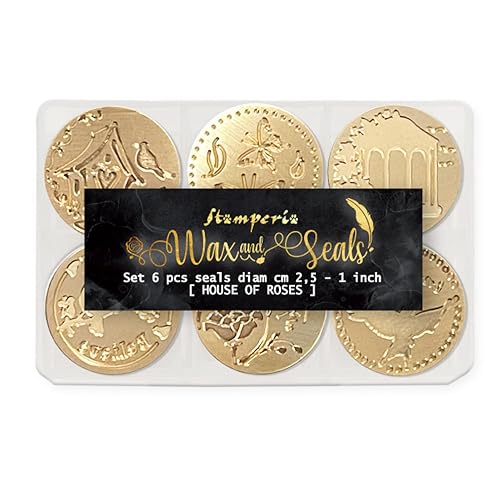 Stamperia WAXSL05 Seal Set, Gold, 2.5 cm
