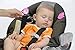 LulaClips Baby Car Seat Harness Clips (2-Pack) - Hold Buckles Open, Prevent Twisting Straps and Save Time - Easy to Install, Childproof Locking Pin - Fit All Car Seats and Carriers, Pink
