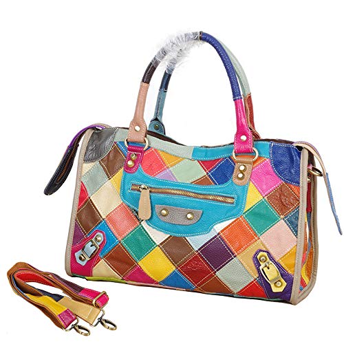 multicolor leather purses