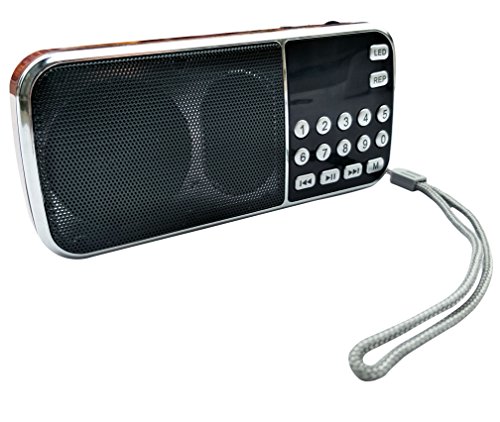Portable mini usb lcd digital fm radio speaker mp3 musi…
