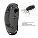 Aluminum Key Holder Clip Folder Multi-use EDC Pocket Tool EDC Gear (Black)