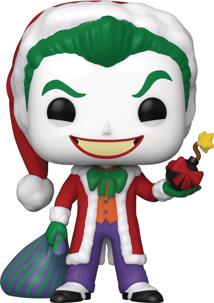 Funko POP! Heroes: DC Holiday - Santa the Joker Comics - DC Comics - Collectable Vinyl Figure - Gift Idea - Official Merchandise - Toys for Kids & Adults - Comic Books Fans
