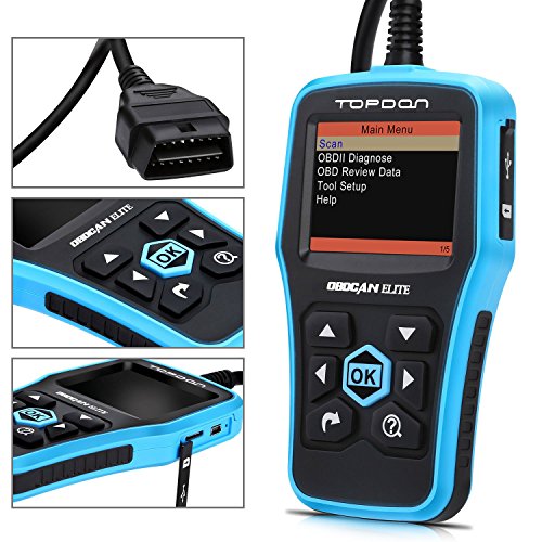 TT TOPDON OBD2 Scanner, ABS/SRS Scanner Universal CAN OBD2 Scanner