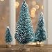Factory Direct Craft Set of 32 Assorted Size Miniature Sisal Trees for Tabletop Decoration Holiday Displays and Christmas Decorations