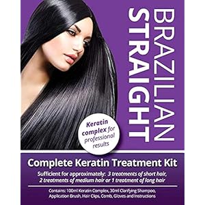 SALON-QUALITY-WITH-PROFESSIONAL-RESULTS-Brazilian-Straight-Keratin-Purple-Treatment-Kit-Quality-Hair-StraighteningBlow-DrySmoothingHome-Use-Great-gift SALON QUALITY KERATIN BOTOX WITH PROFESSIONAL RESULTS. Brazilian Straight, Purple Treatment Kit, 1-3 APPLICATIONS, Hair…